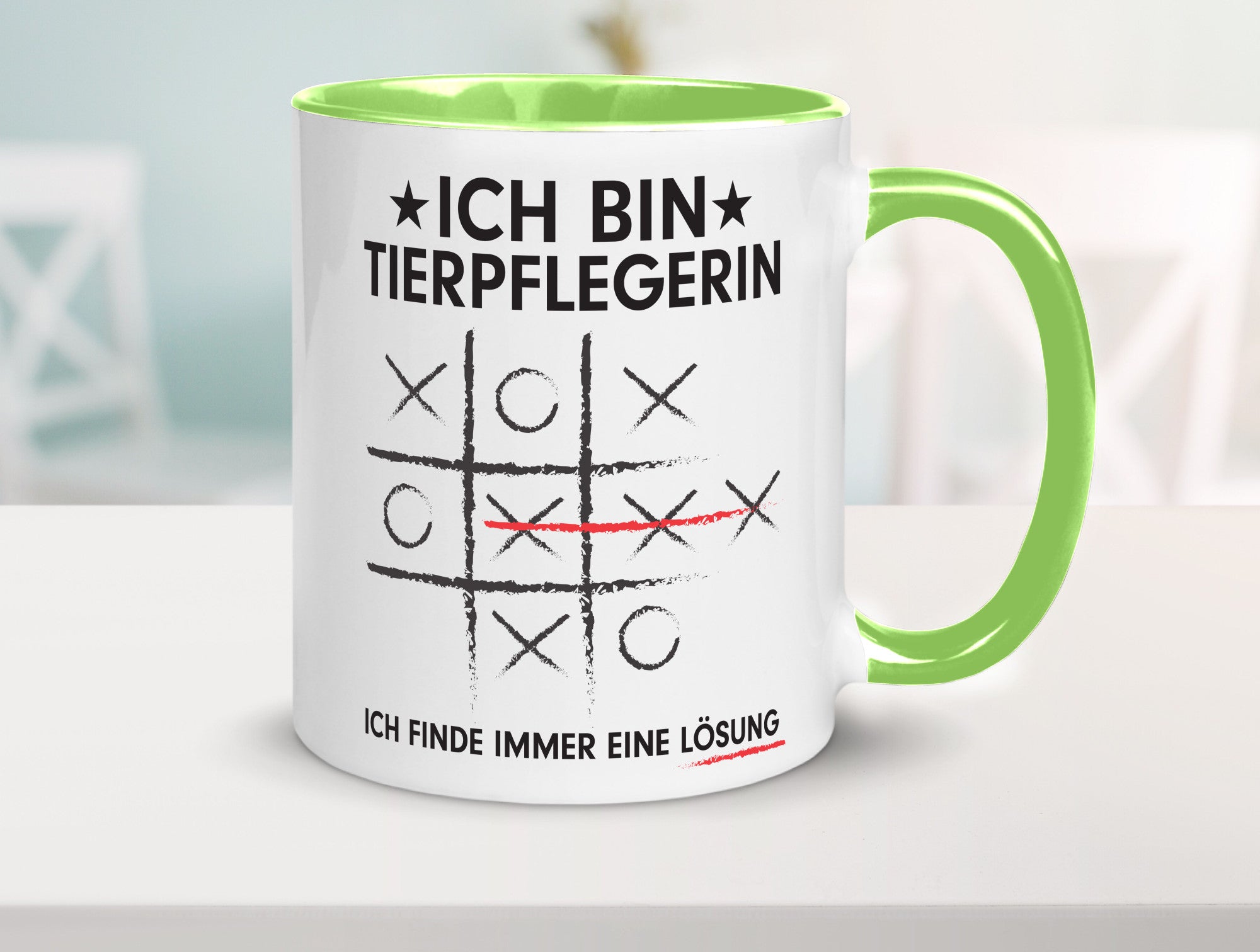 Löse Probleme: Tierpflegerin | Pflegeberuf Tierheim v3 Humor Arbeit Kollegen