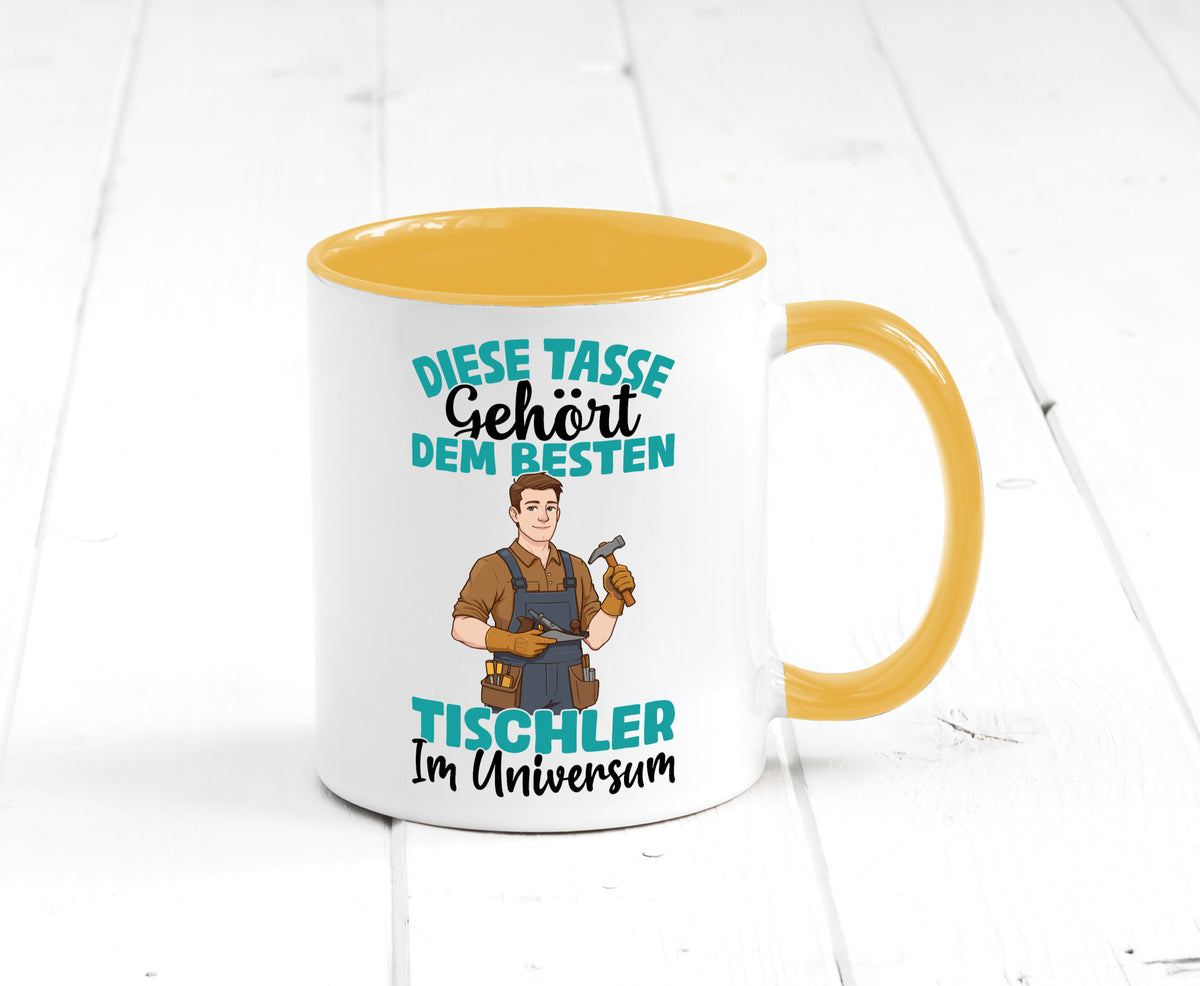 Im Universum: Tischler | Handwerk Beruf Tischlerei Geschenkidee Arbeit Kollegen Tasse
