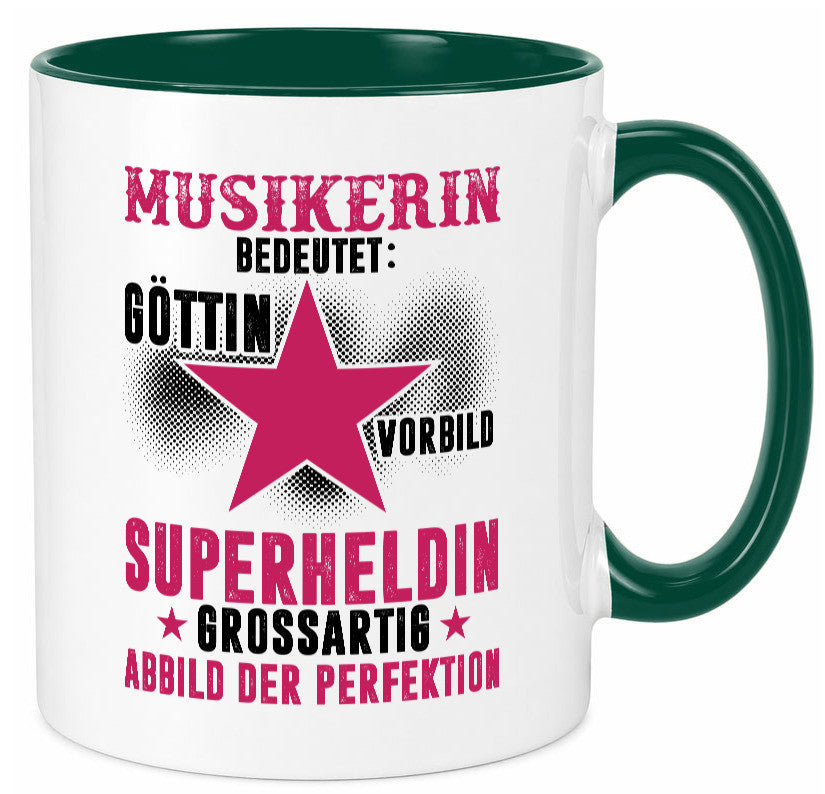 Bedeutung von Musikerin | Musik Musikantin Geschenk Humor Geschenkidee lustiger Tasse