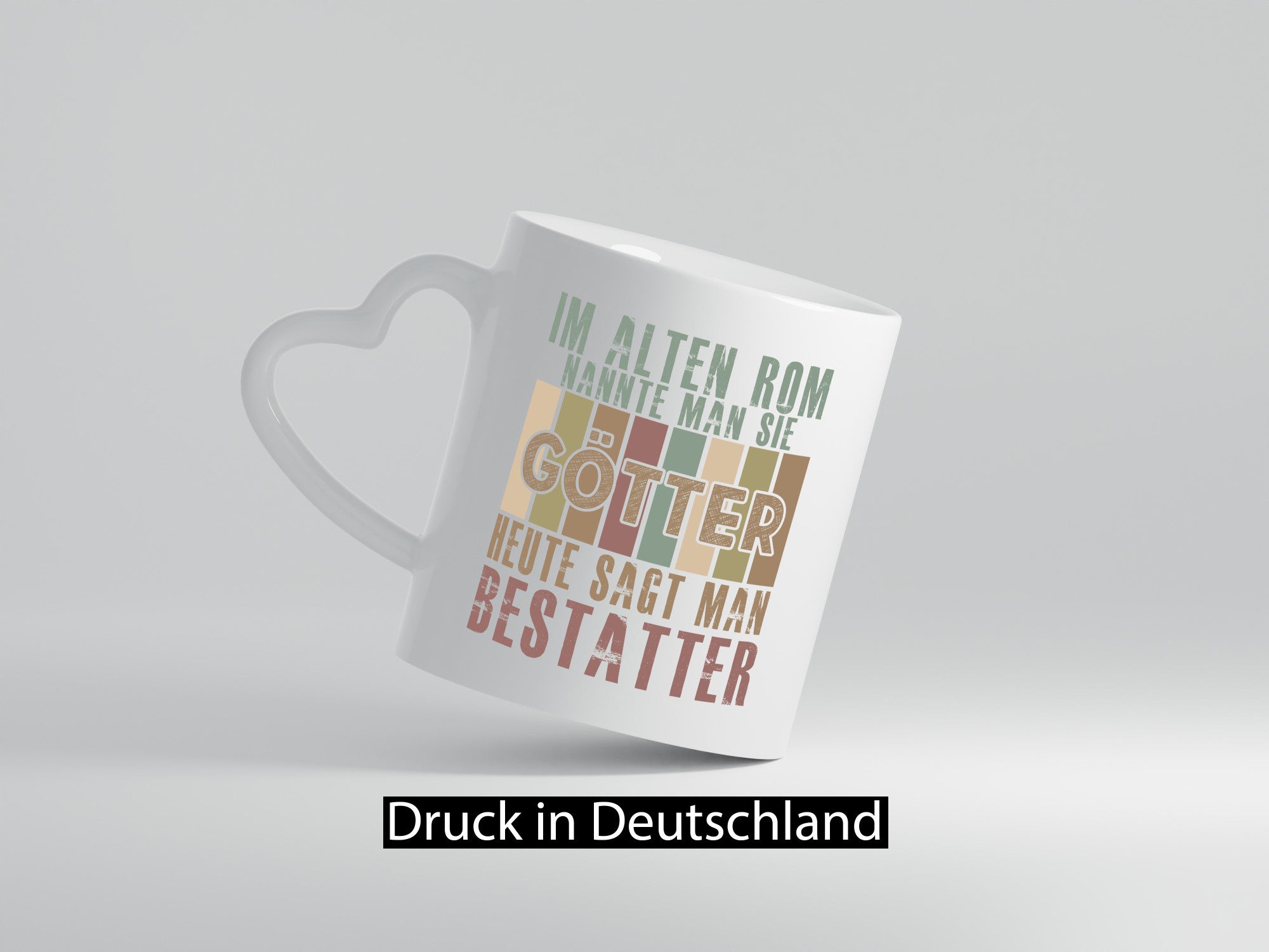 Heute sagt man: Bestatter | Bestattung Totengräber Geschenk Humor Geschenkidee