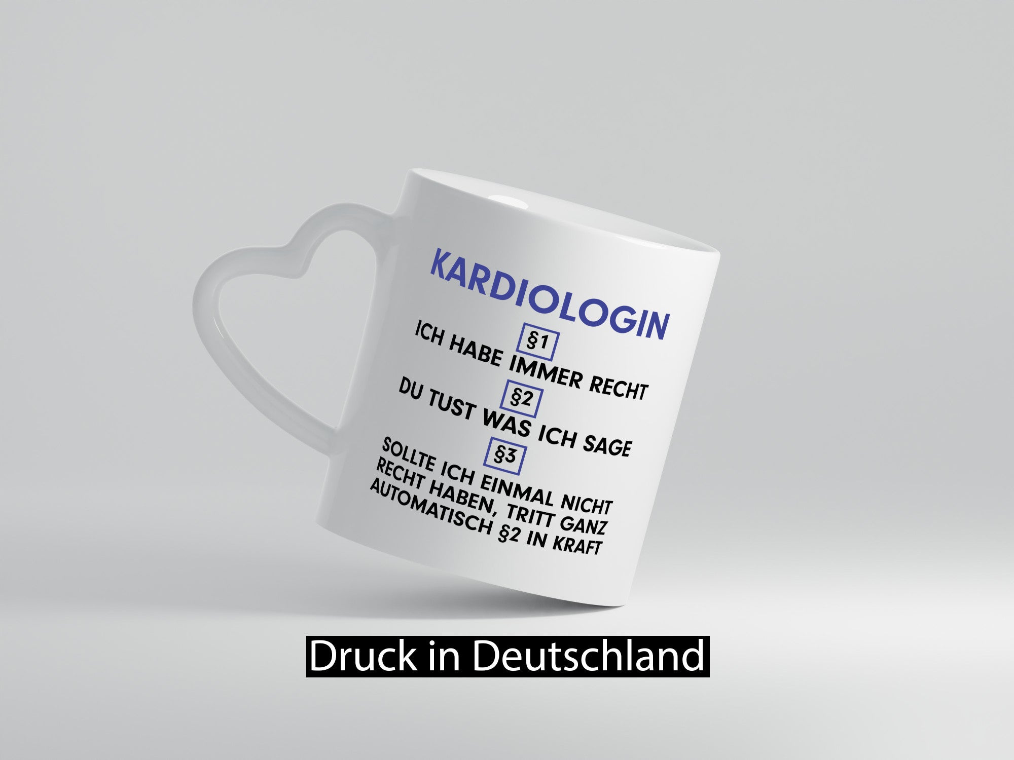 Ich habe immer Recht Kardiologin | Kardiologie v2 Humor Geschenkidee Tasse