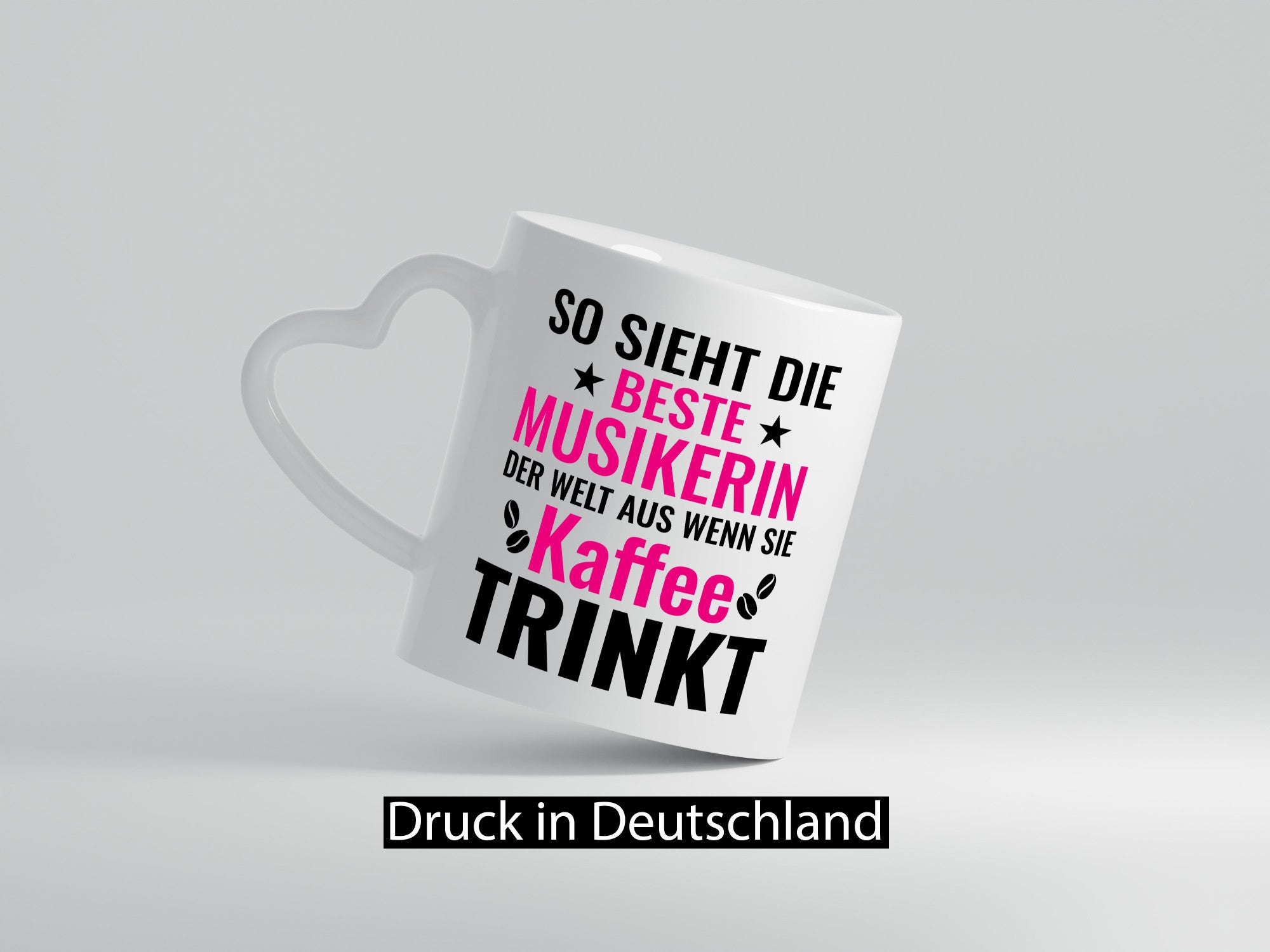 Kaffee trinkt: Musikerin | Musik Musikantin Humor Geschenkidee Tasse
