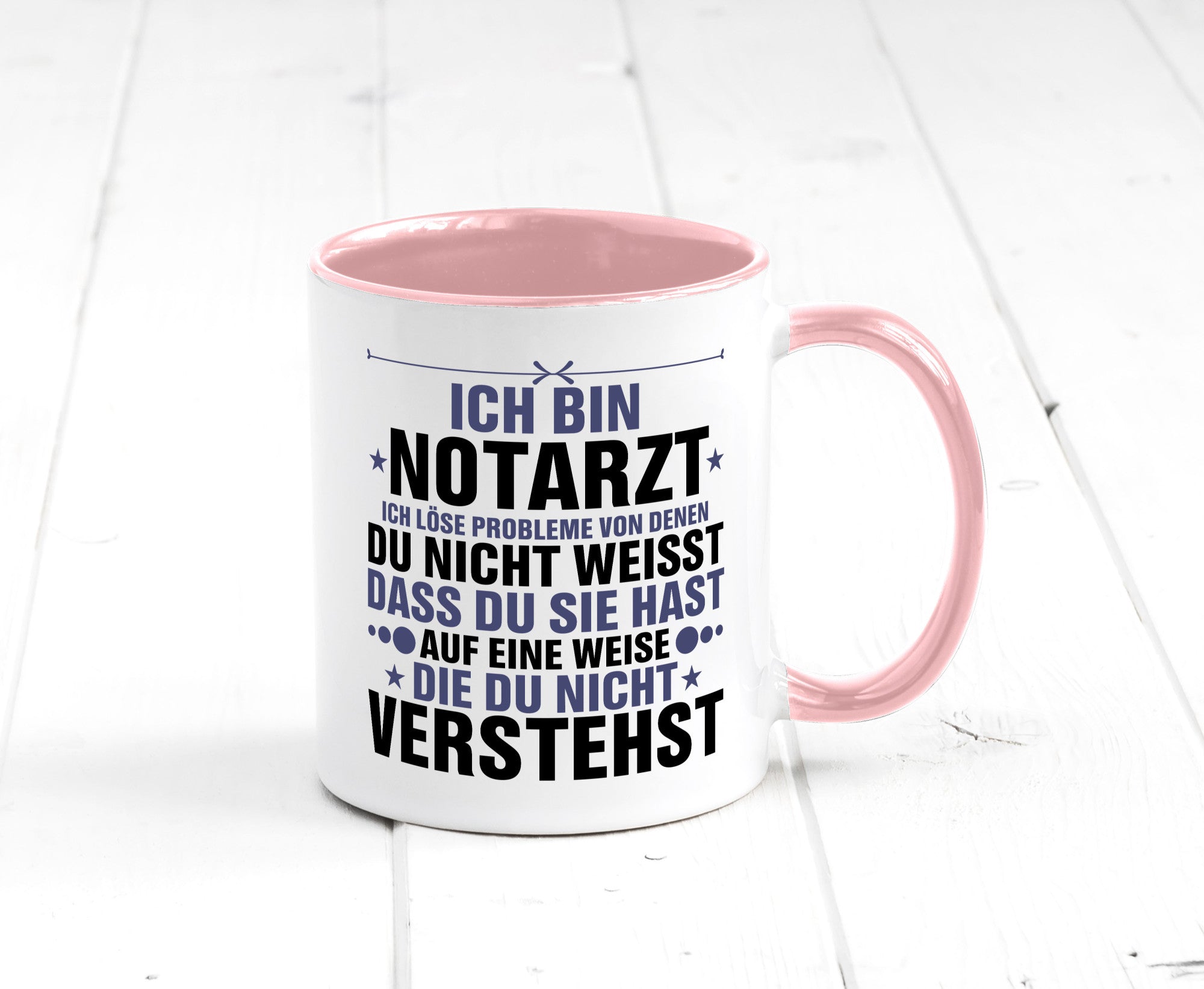 Löse Probleme: Notarzt | Arzt v2 Geschenkidee Humor Tasse