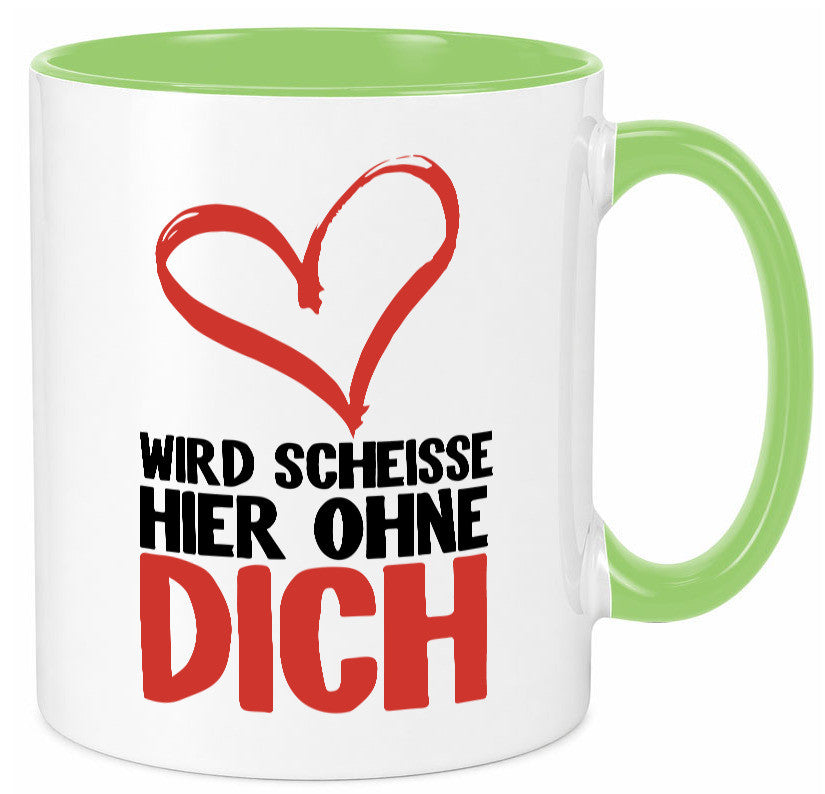 Wird Scheisse Geschenk Humor Geschenkidee lustiger Spruch Tasse