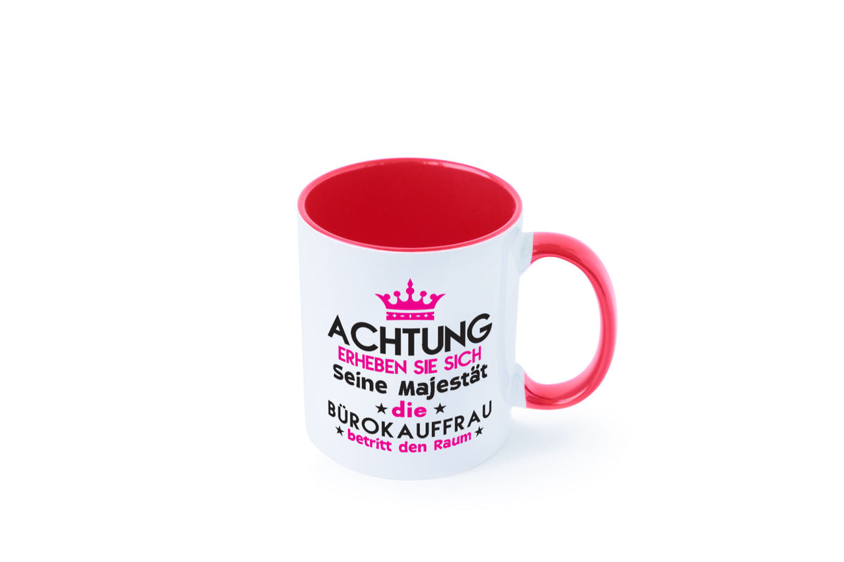 Seine Majestät Bürokauffrau | Kauffrau Geschenk Arbeit Kollegen Büro lustiger Tasse
