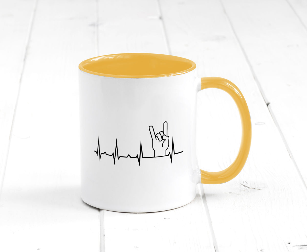 Heavy Metal Motiv | Rocker Musiker Rock Musik Geschenk Humor Geschenkidee Tasse