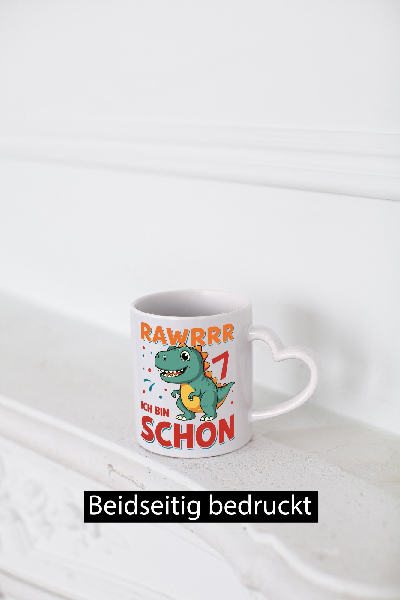 7. Geburtstag | 7 Jahre Raw ich bin schon T-Rex Geschenk Geschenkidee lustiger