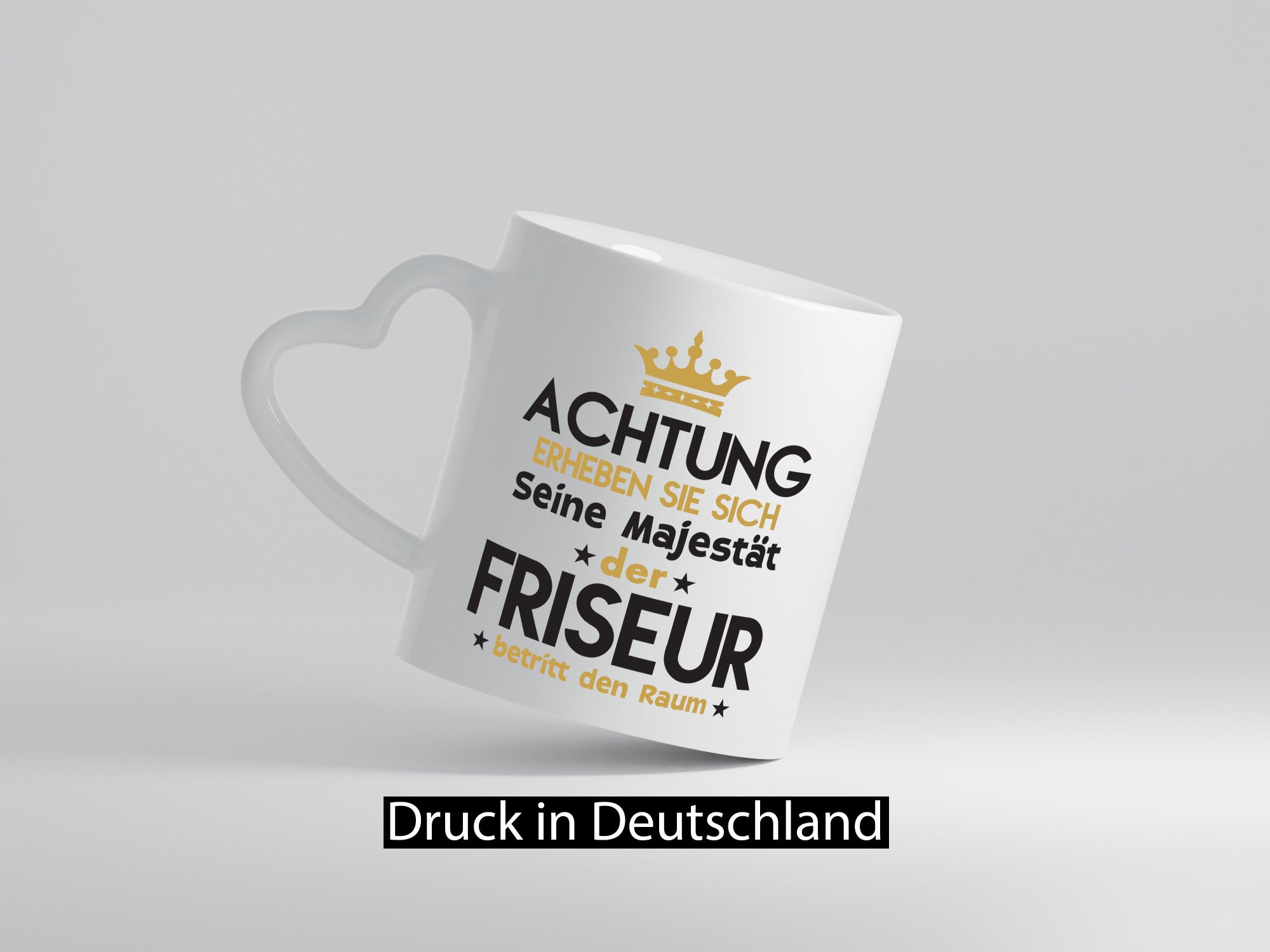 Seine Majestät Friseur | Frisör Humor Geschenkidee Tasse