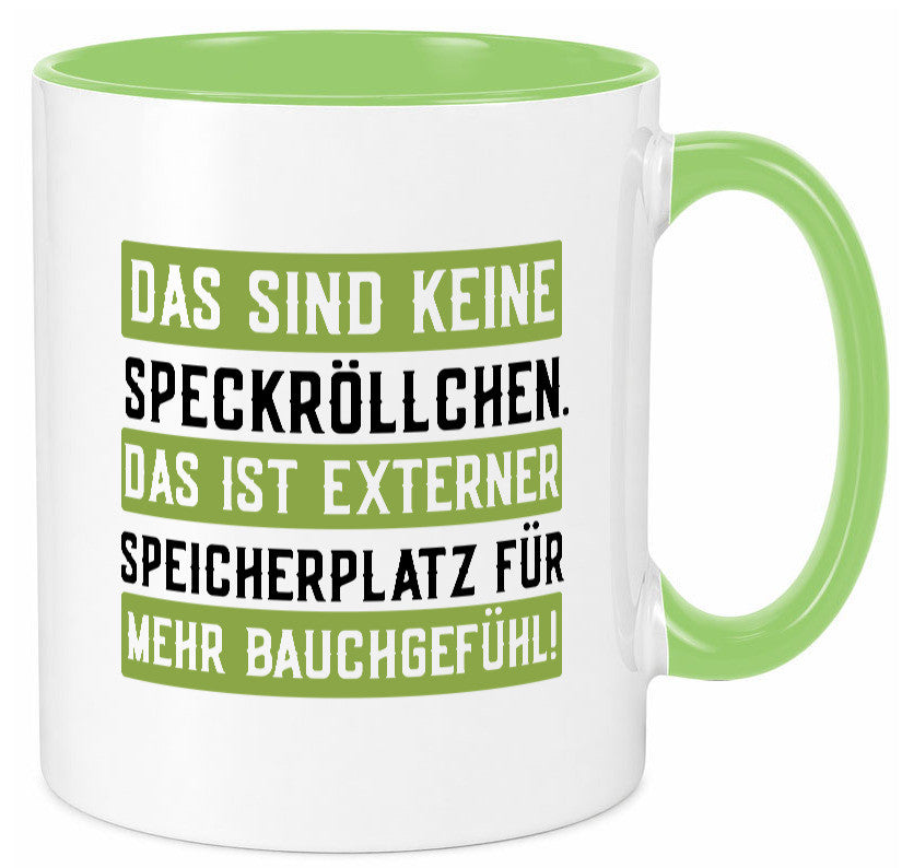 Keine Speckröllchen | Softwareentwickler PC Körperfülle Geschenkidee Humor Tasse