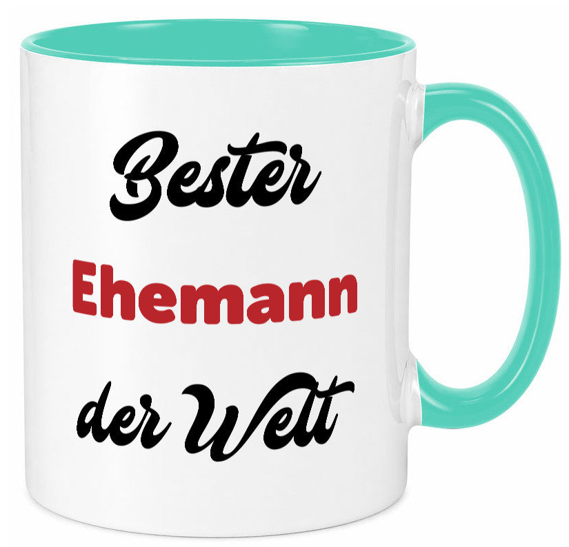 Bester Ehemann der Welt | Ehepaar Geschenkidee Humor Tasse