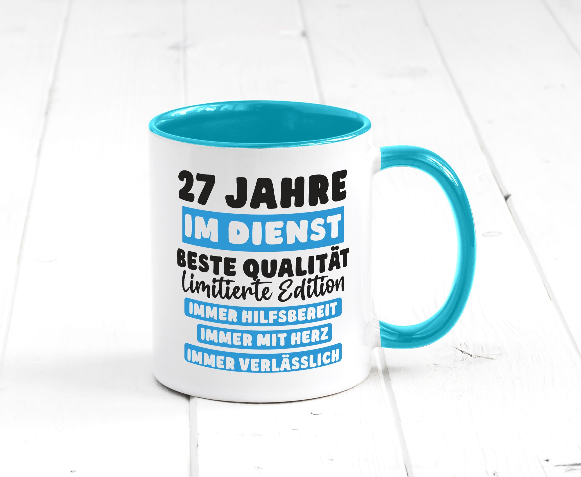 27 Jahre im Dienst | Jubiläum Arbeit v6 lustiger Spruch Geschenk Kollegen Büro