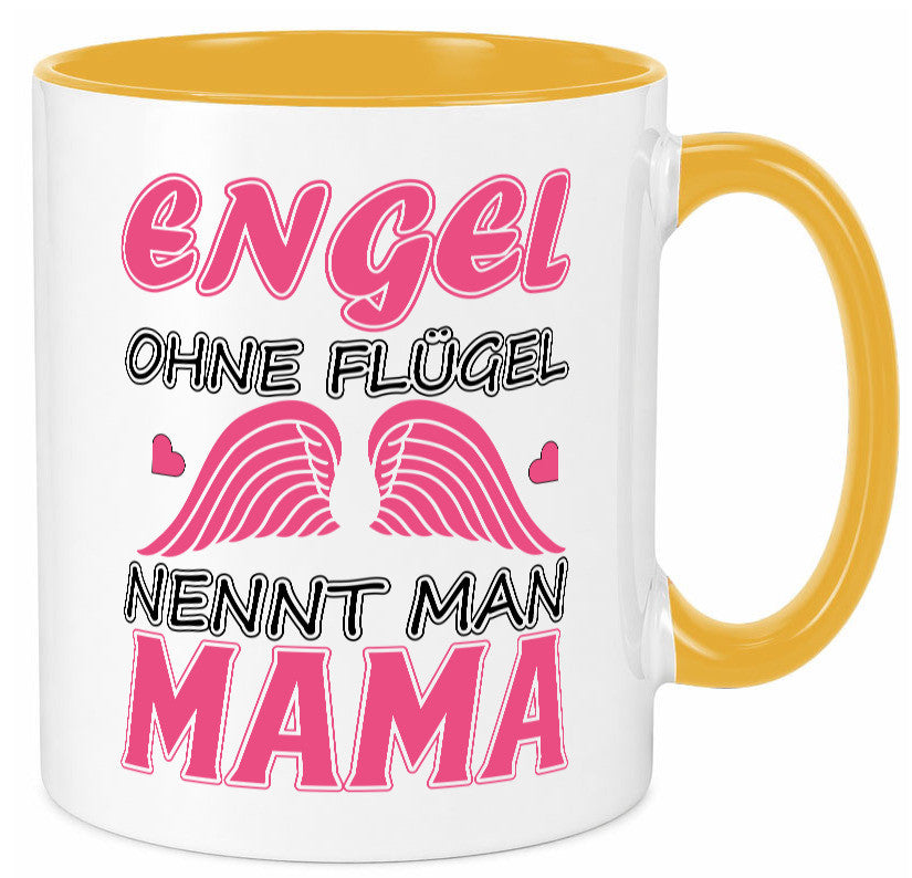 Mama Engel Humor Familie Geschenkidee Tasse