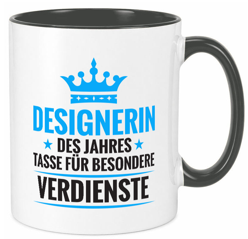 Besonderer Verdienst: Designerin | Mode Geschenk Humor Geschenkidee lustiger