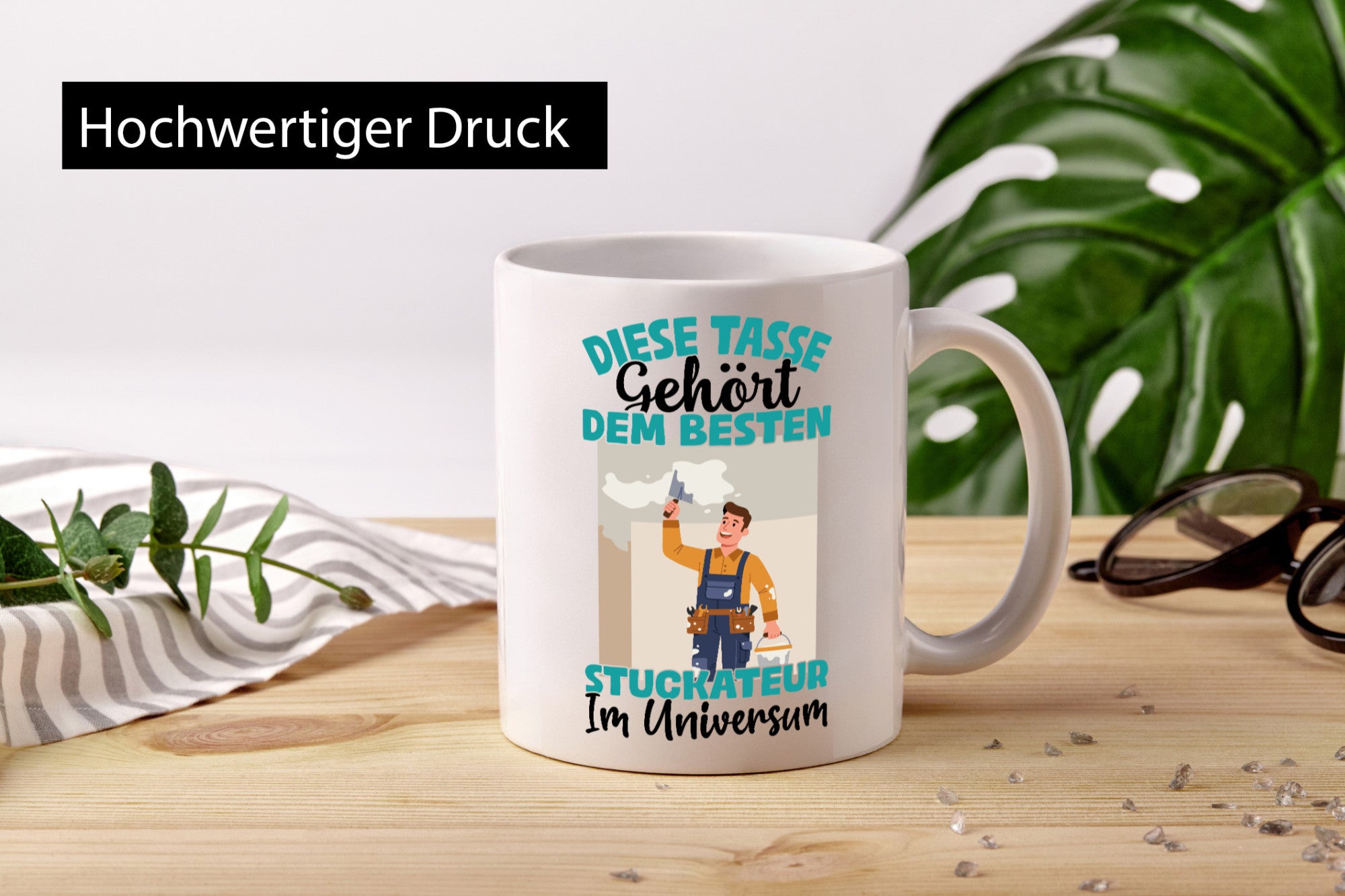 In the Universe: Plasterer | Interior Finishing Profession Gift Idea Work Colleagues Office