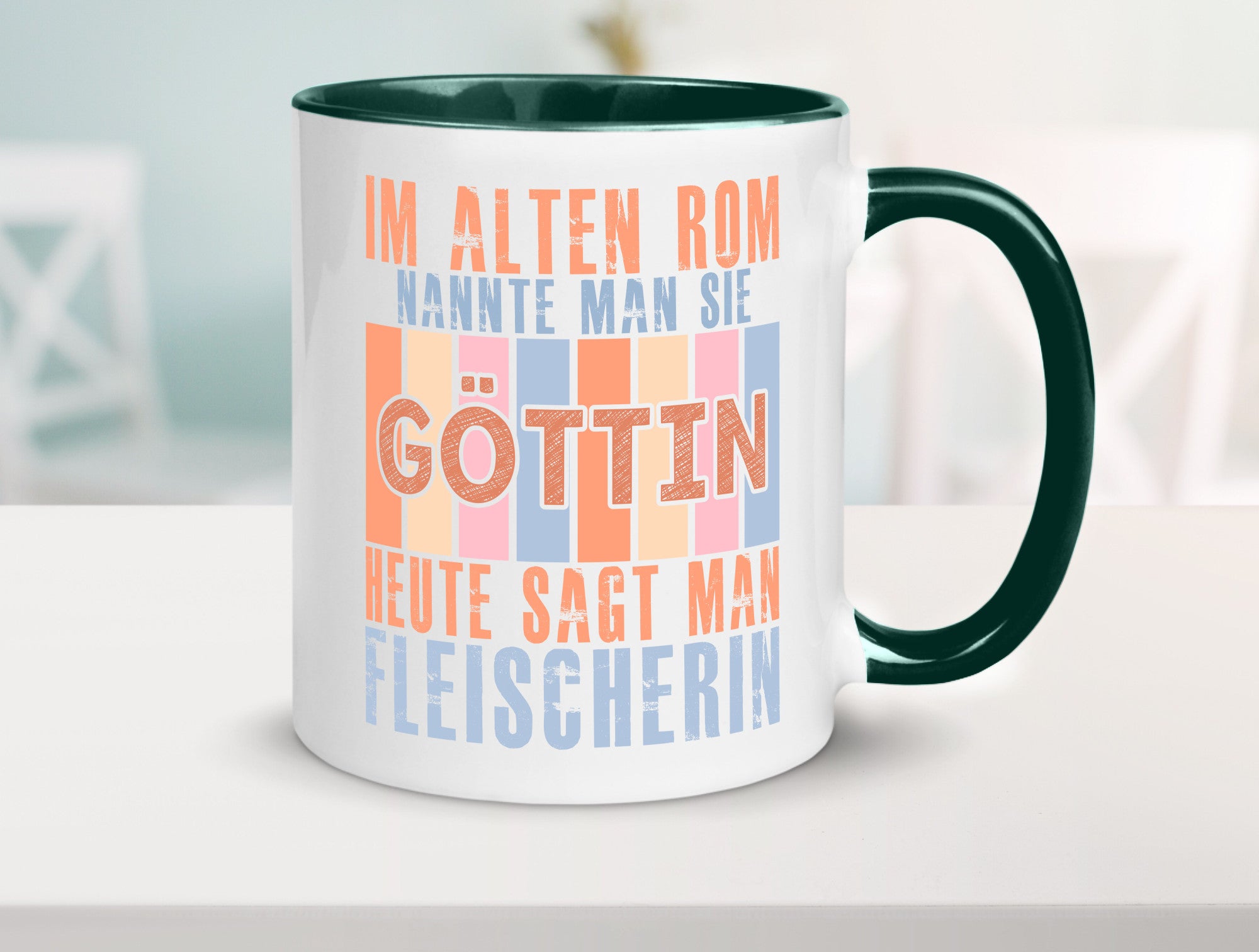 Heute sagt man: Fleischerin | Schlachterei lustig Humor Geschenkidee Geschenk