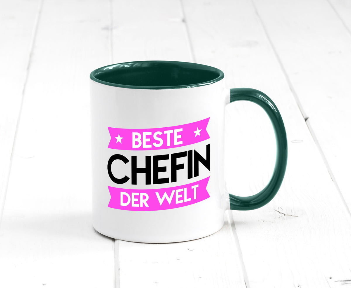 Beste Chefin | Führungskraft Vorgesetzte Humor Arbeit Kollegen Büro Tasse