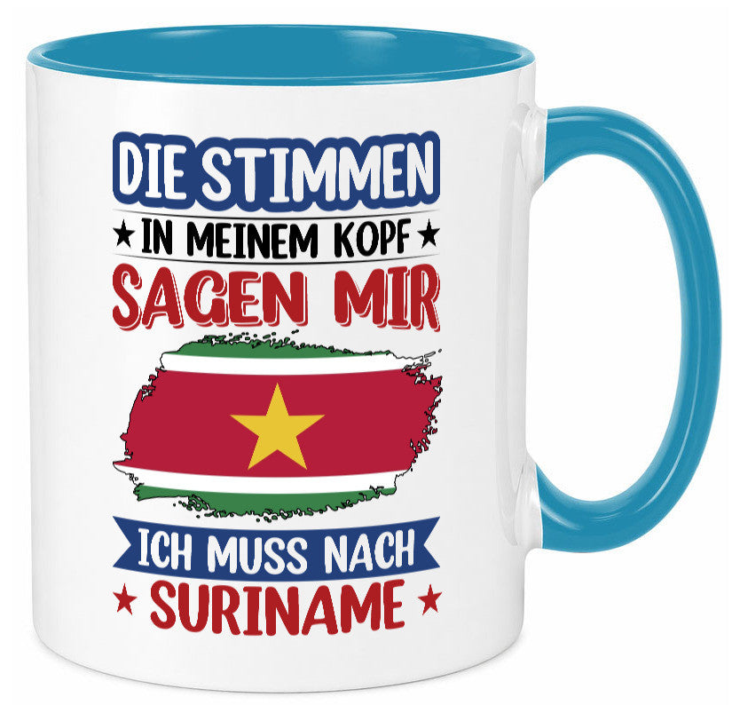 Suriname | Urlaub Stimmen in meinem Kopf Traumland v2 Geschenk Humor