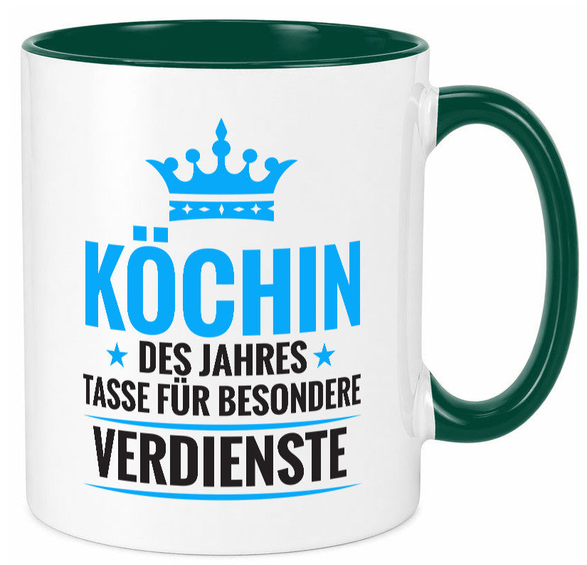 Besonderer Verdienst: Köchin | Chefköchin Chefkoch Geschenkidee Arbeit Kollegen