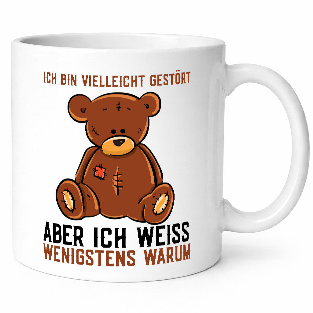 Ich bin vielleicht gestört | Verrückt Bär Comic Humor lustiger Spruch Geschenk