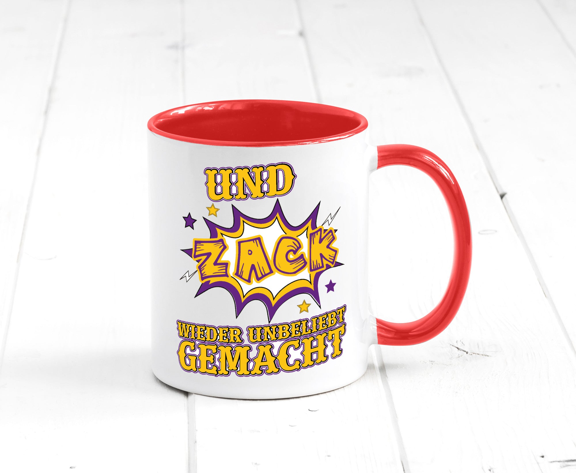 Wieder unbeliebt gemacht Geschenk Humor Geschenkidee lustiger Spruch Tasse