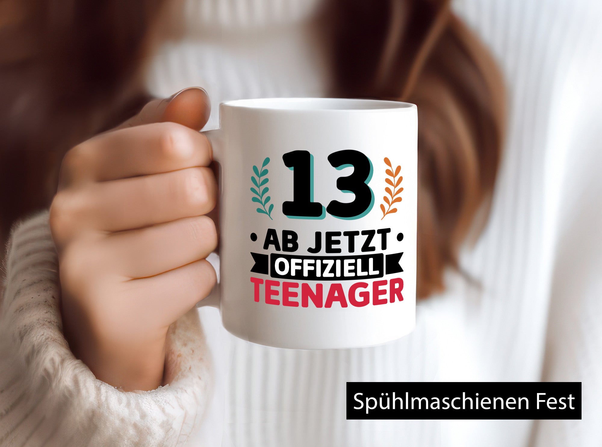 13. Geburtstag | Mädchen Tasse Teenager Spruch vl7 lustiger Geschenk