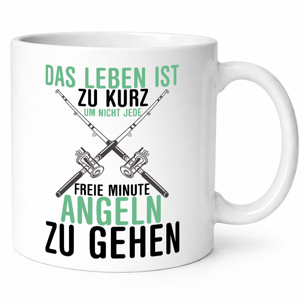 Das Leben ist zu kurz | Angeln Hobby Haken Fische Geschenk Humor Geschenkidee