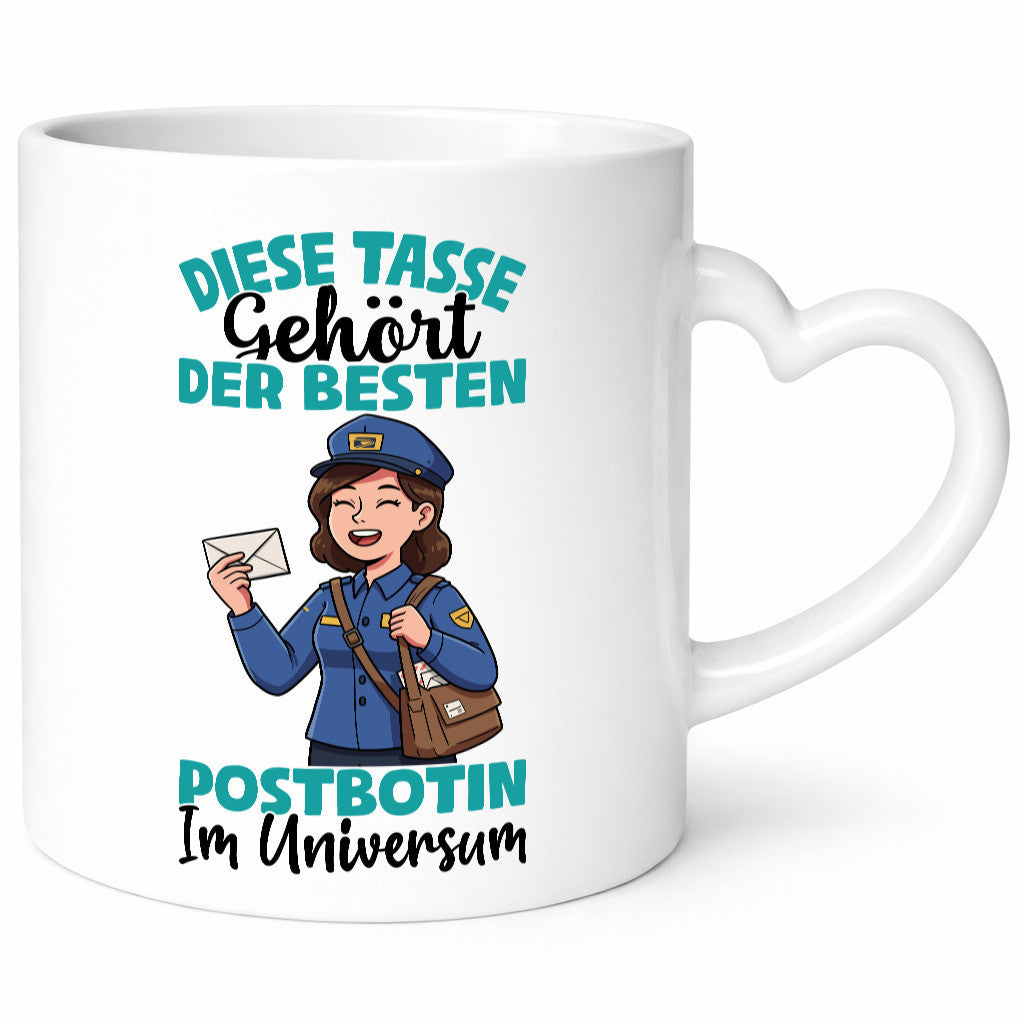 Im Universum: Postbotin | Beruf Post Briefträger Geschenk Arbeit Kollegen Büro