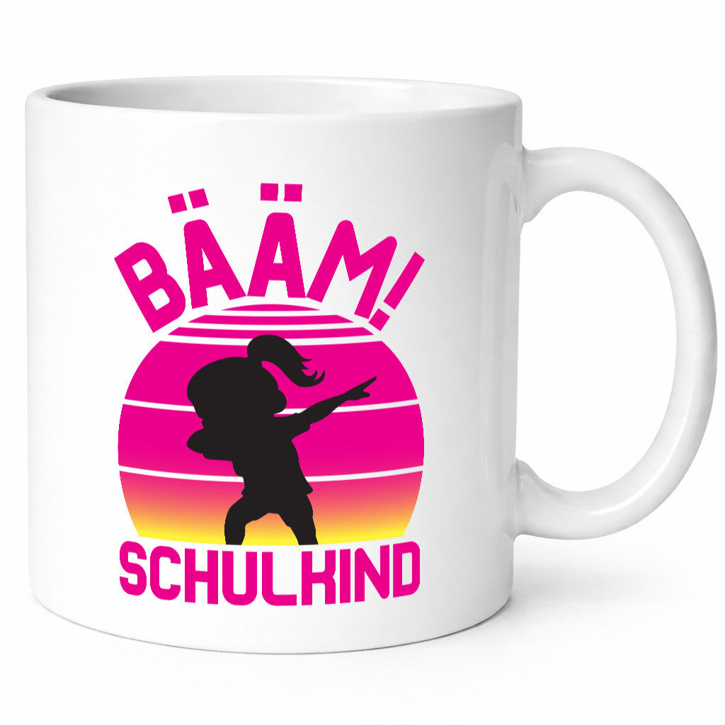 Bääm Schulkind | Einschuldung Schulanfang Geschenkidee Humor Tasse