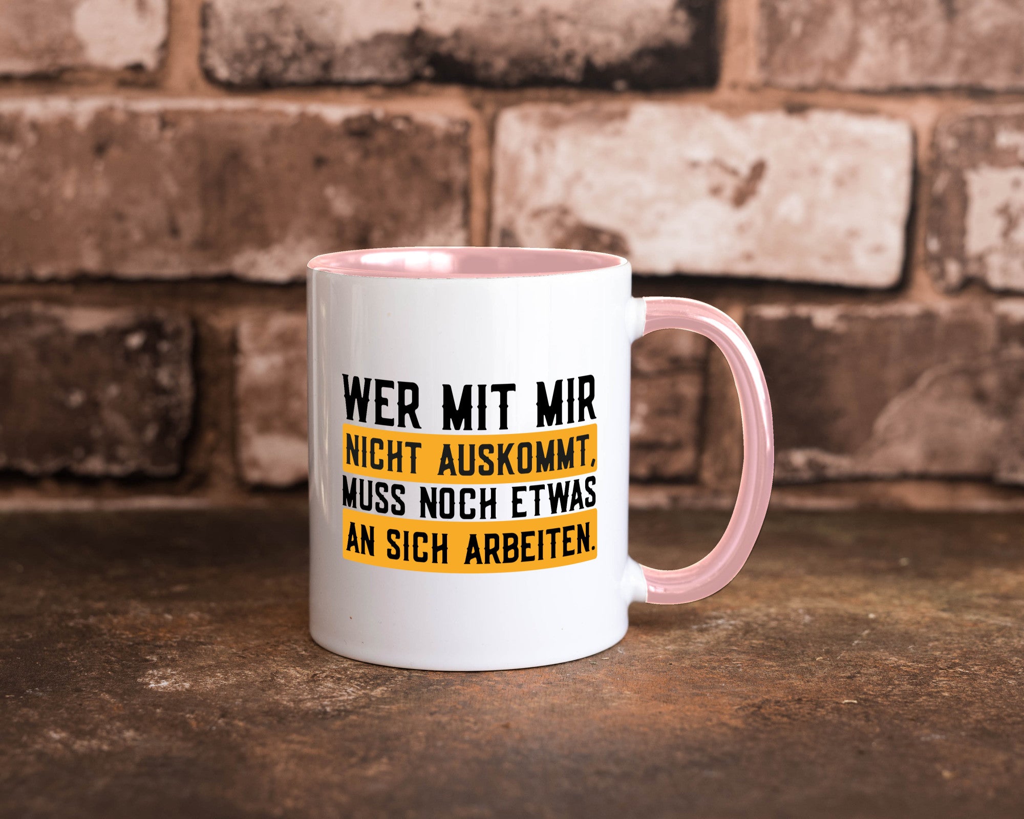Wer mit mir nicht auskommt | Selbstbewusst lustiger Spruch Geschenk Humor