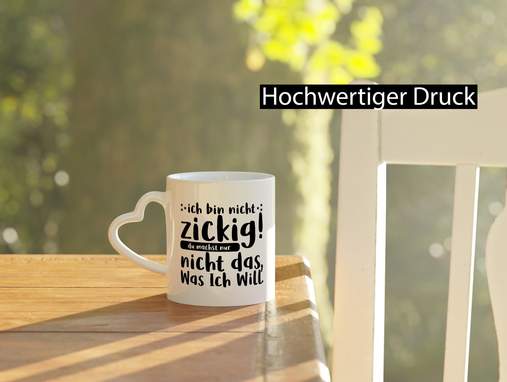 Ich bin nicht zickig | Zicke Diva Teenager Spruch Geschenkidee Humor Tasse