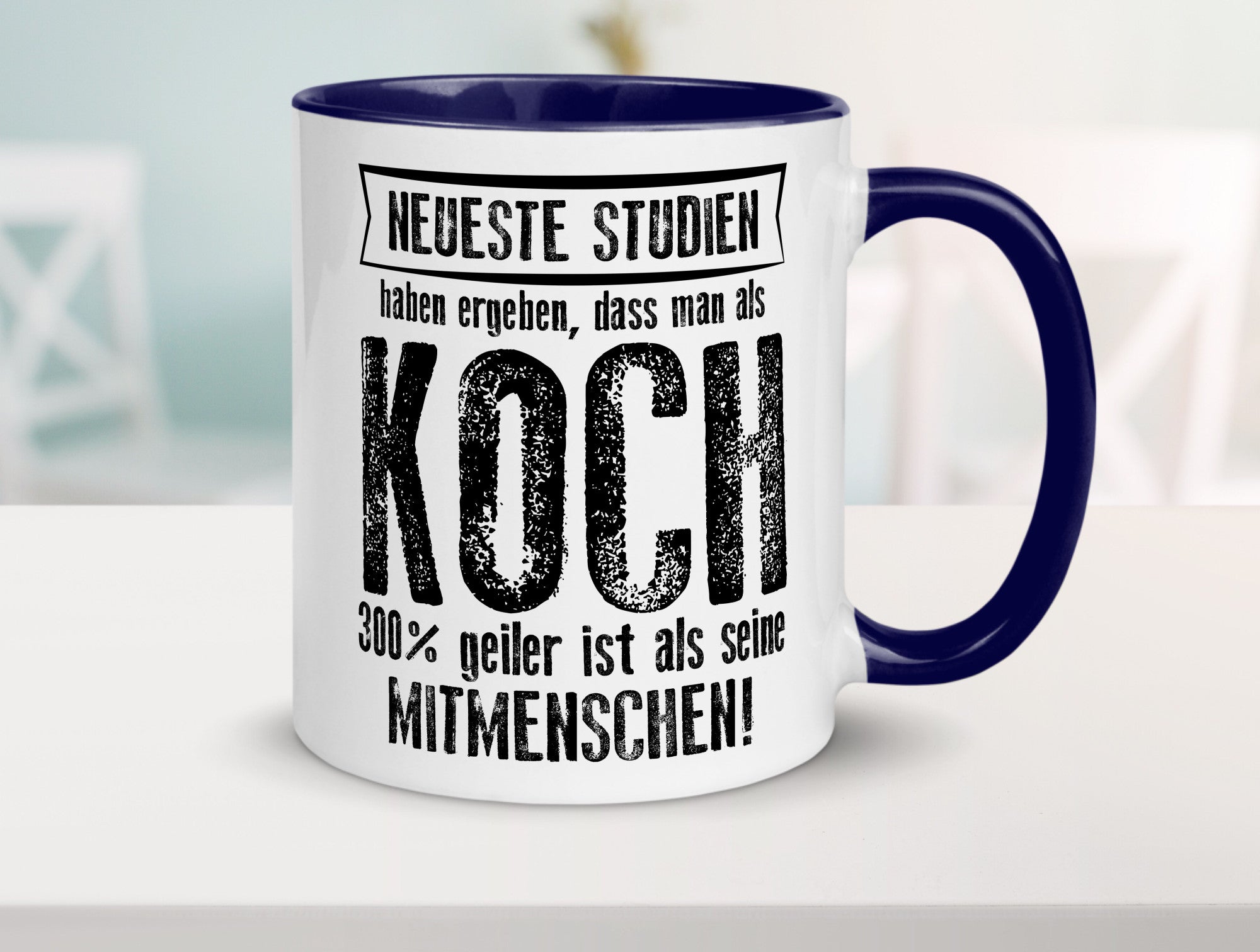 Neuste Studien: Koch | Chefkoch Humor Arbeit Kollegen Büro Geschenkidee Tasse