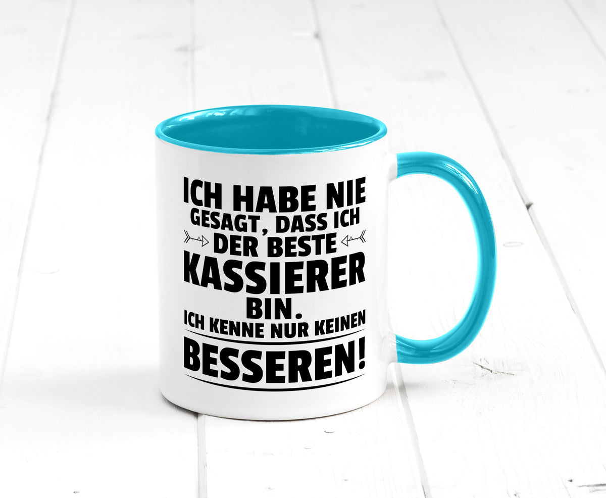 Der Beste Kassierer Geschenk Humor Geschenkidee lustiger Spruch Tasse
