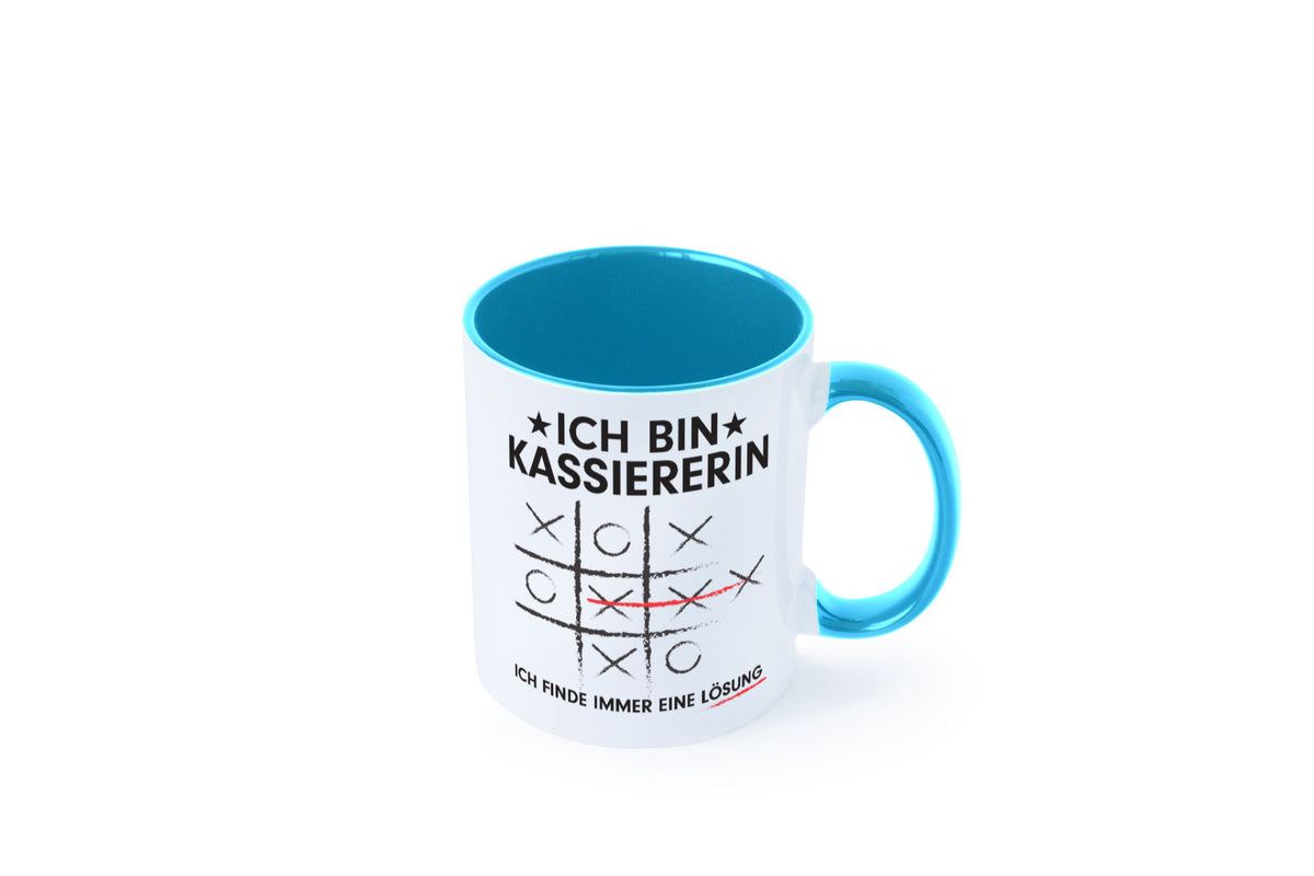 Löse Probleme: Kassiererin Geschenkidee Humor Tasse