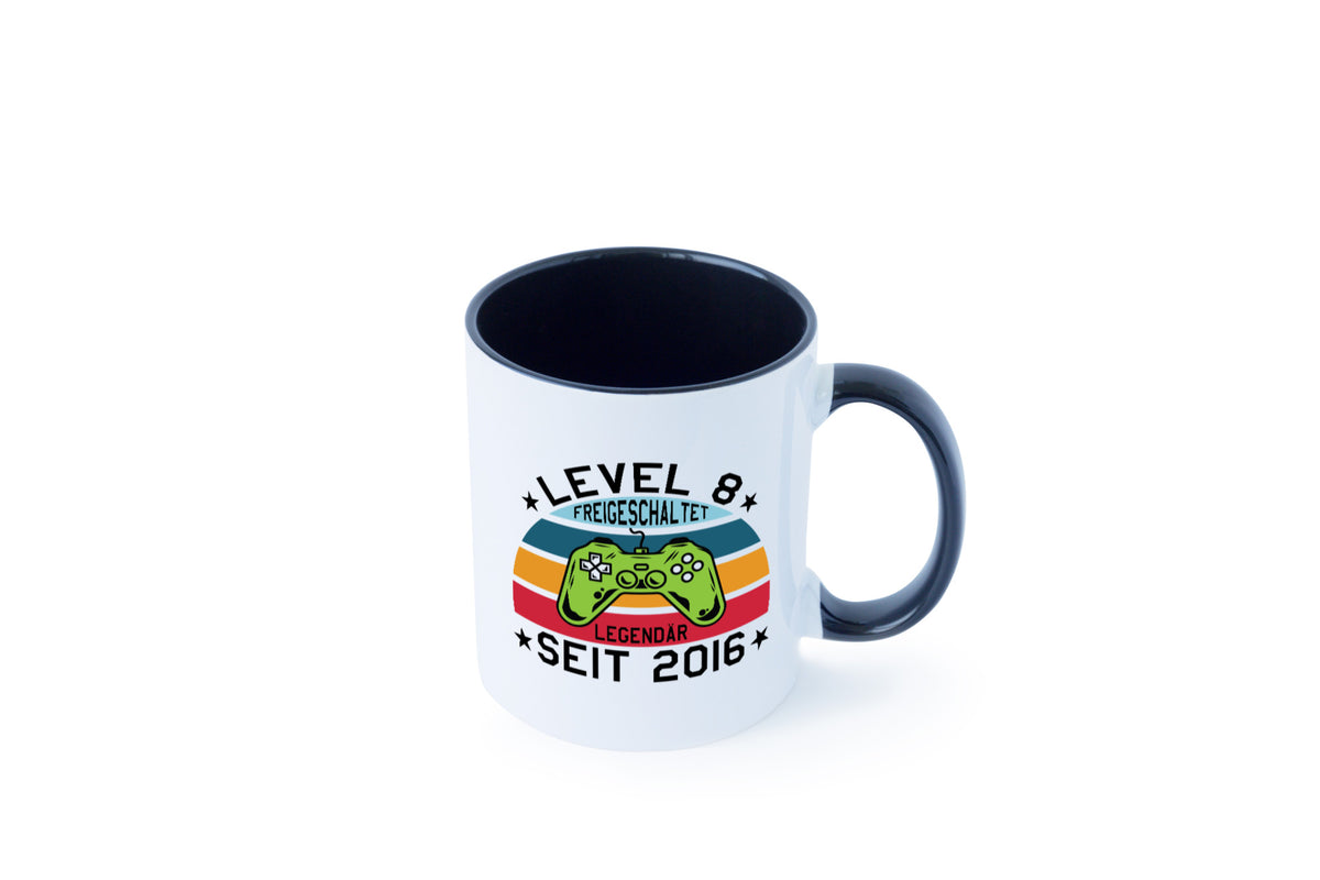 Level 8 | legendär seit 2016 Controller Geschenk Humor Geschenkidee lustiger Tasse
