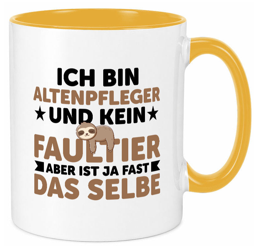 Ich bin kein Faultier: Altenpfleger | Pflegepersonal v2 Humor Tierliebhaber