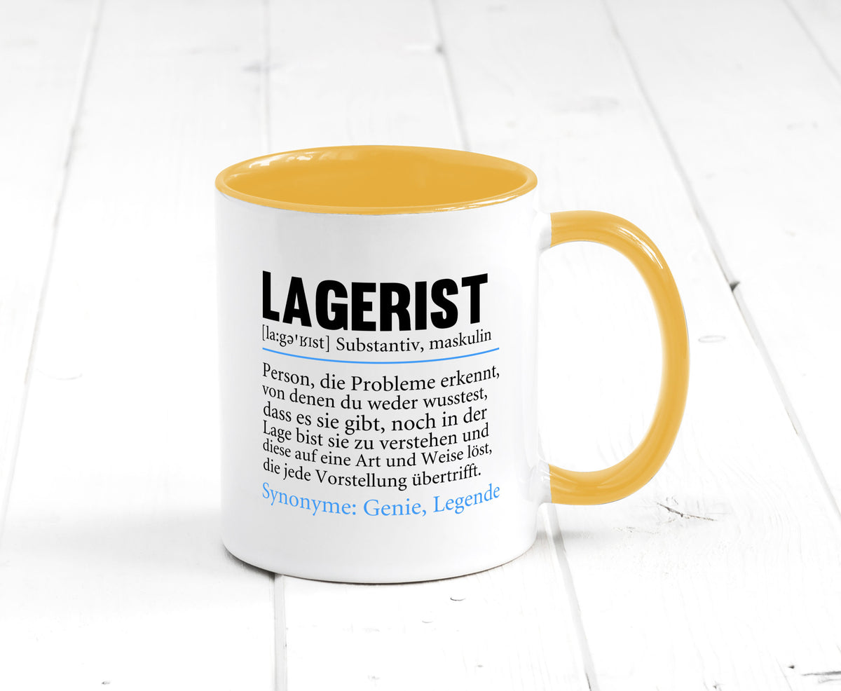 Lagerist | Spruch Beruf Lageristen Lager Arbeiter lustiger Geschenk Arbeit Tasse