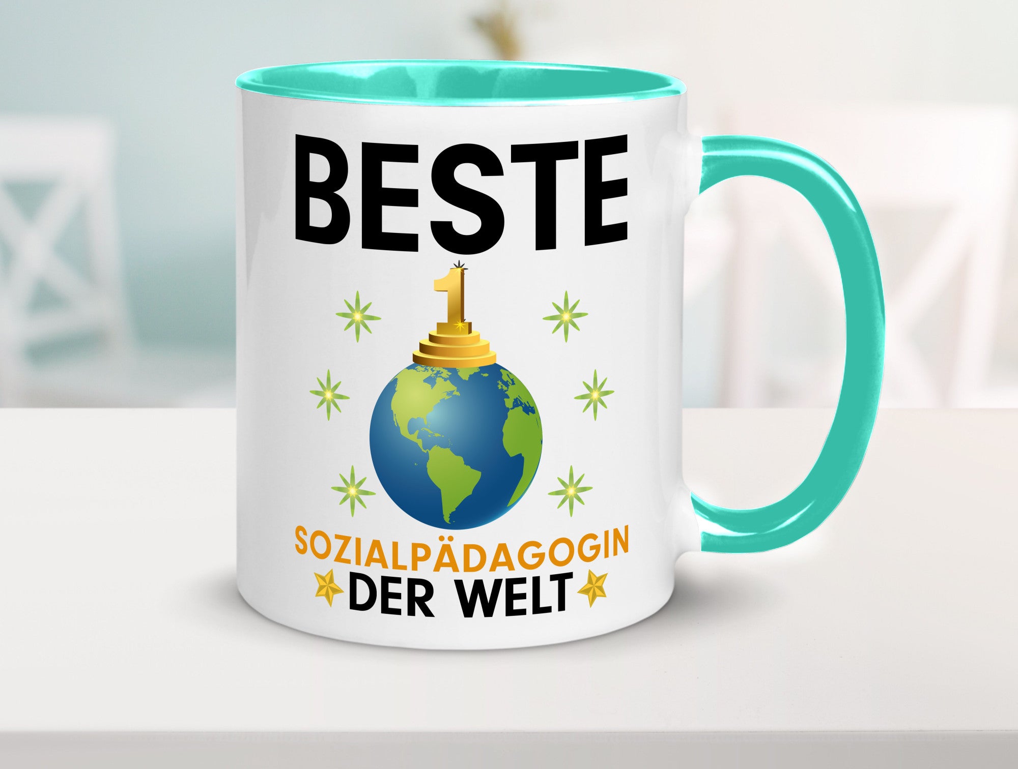 Welt Beste Sozialpädagogin | Humor Pädagogin Geschenkidee Tasse