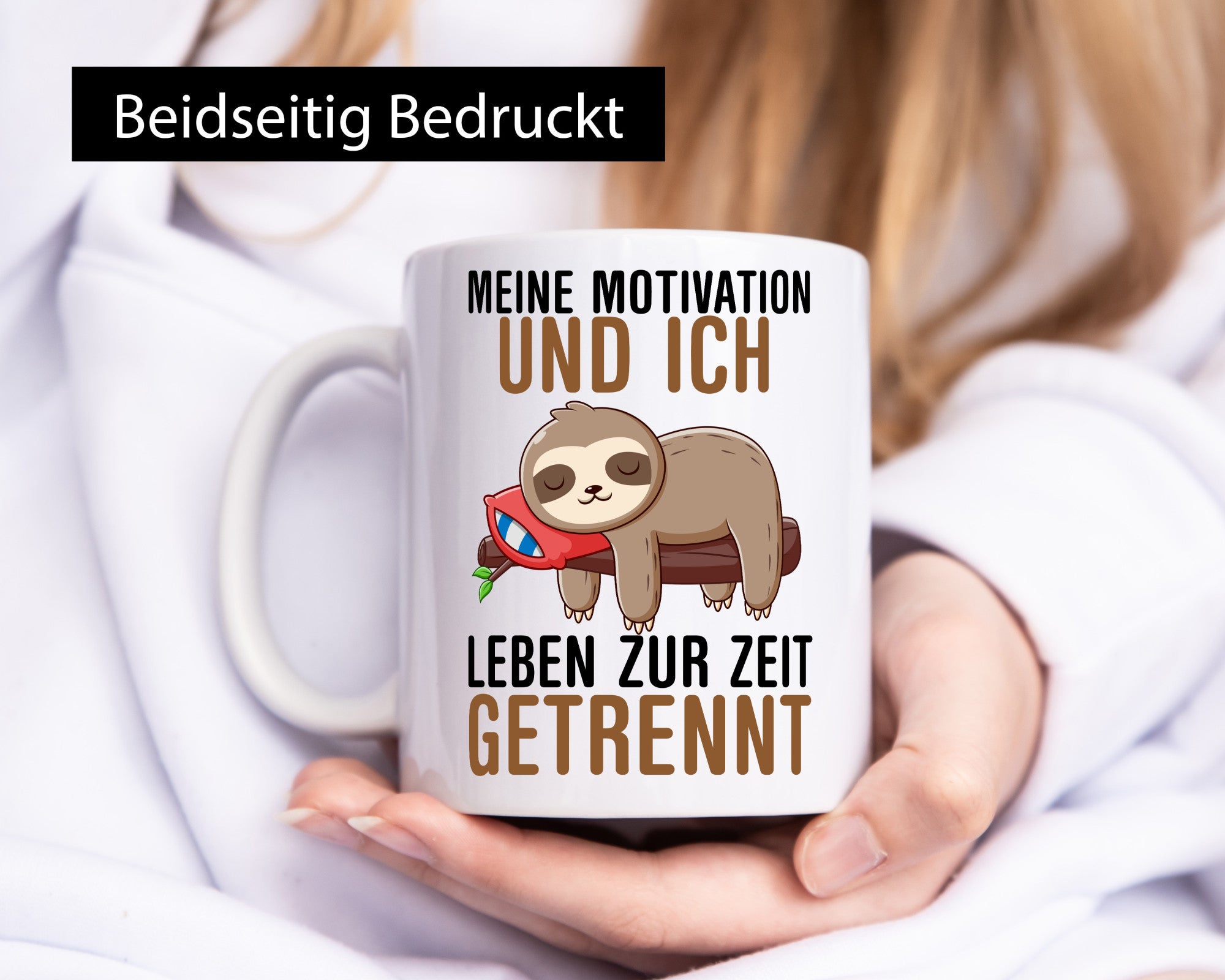 Meine Motivation | Faultier Faulpelz lustiger Comic Humor Tierliebhaber
