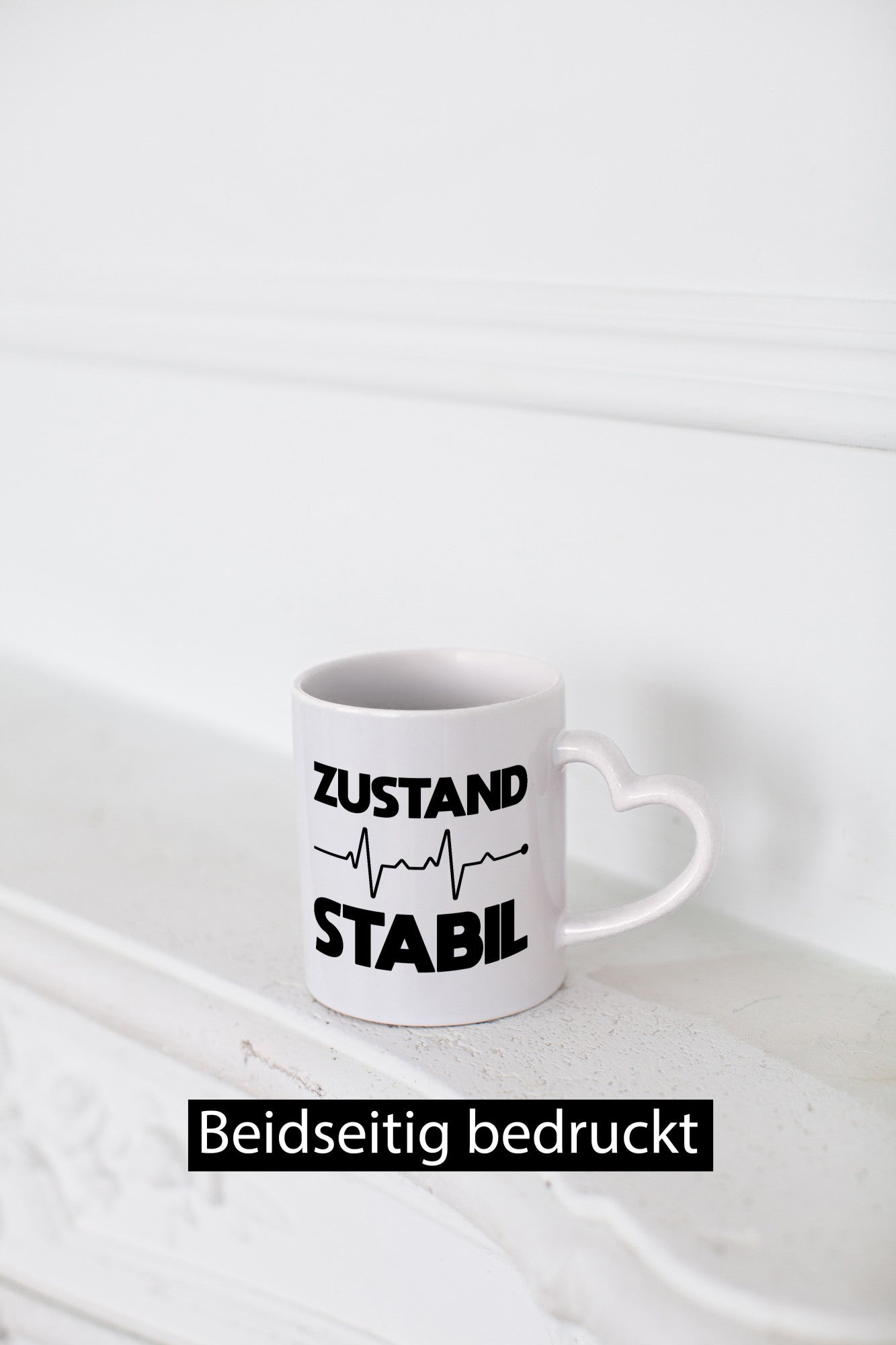 Zustand Stabil | Herzschlag Heartbeat lustiger Spruch Geschenk Humor