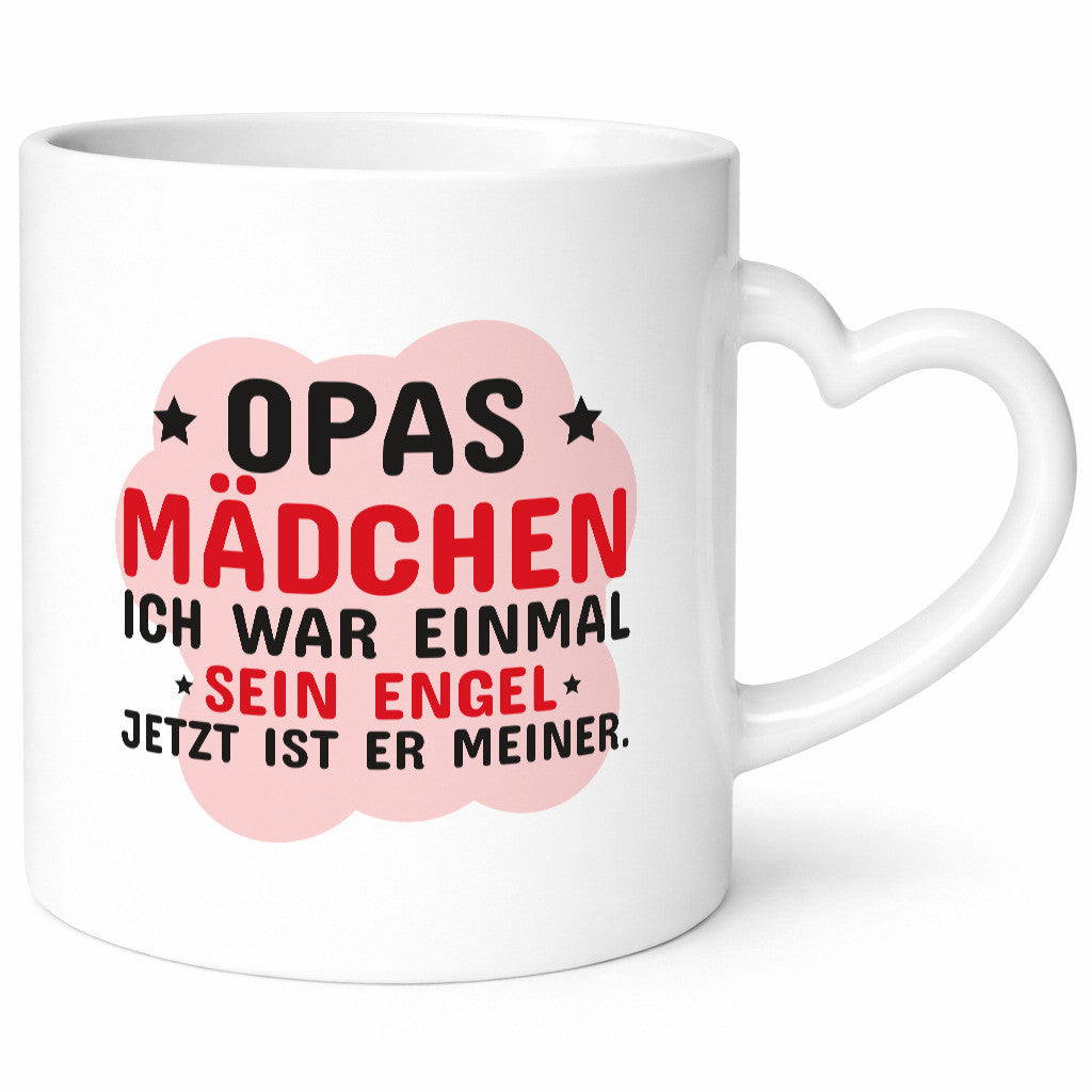 Opas Mädchen | Trauer Tasse Abschied Enkelin lustig Familie Geschenkidee