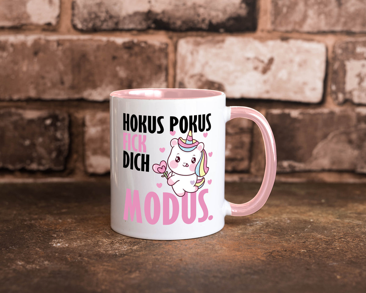 Hokus Pokus lustiger Spruch Geschenk Humor Geschenkidee Tasse