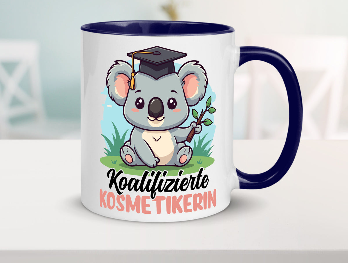 Koalifizierte Kosmetikerin | Kosmetik Stylistin Geschenkidee Humor Tasse