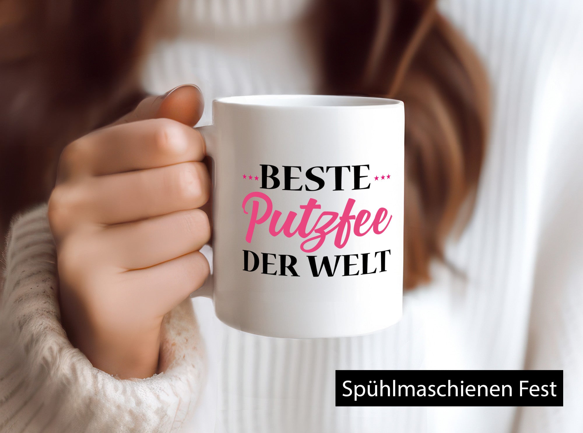 Beste Putzfee | Reinigungskraft Tasse Putzkraft lustiger Spruch Geschenk Humor