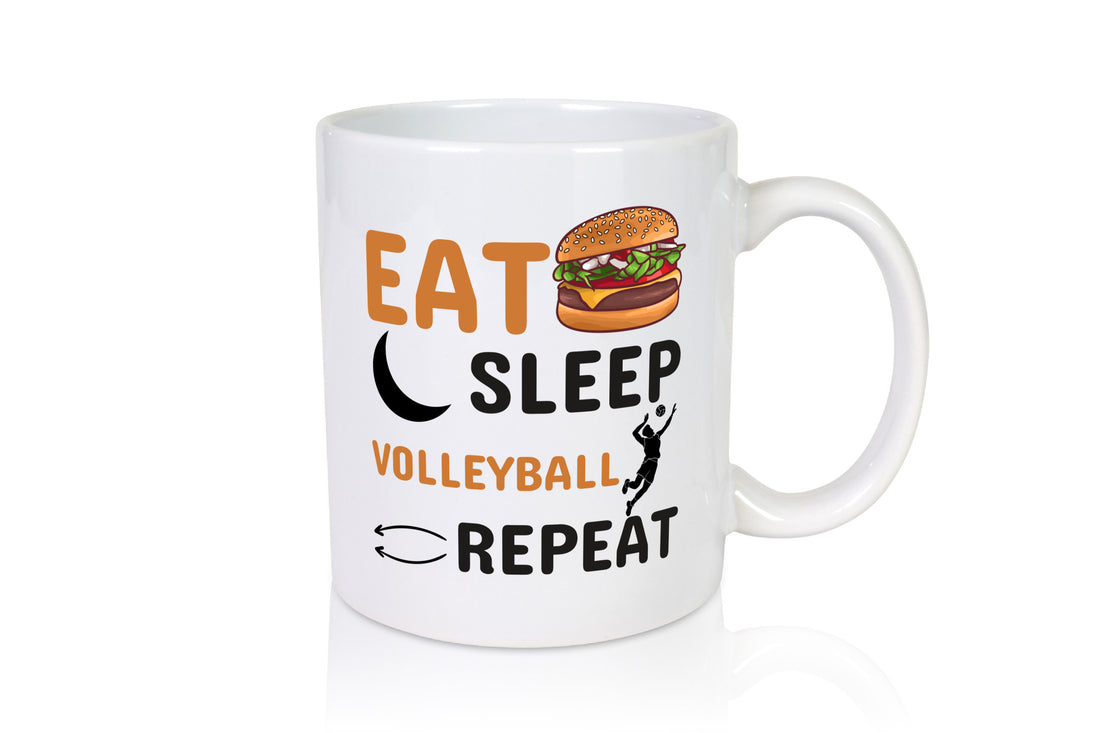 Eat Sleep Volleyball Repeat | Spieler Tasse Humor Geschenkidee