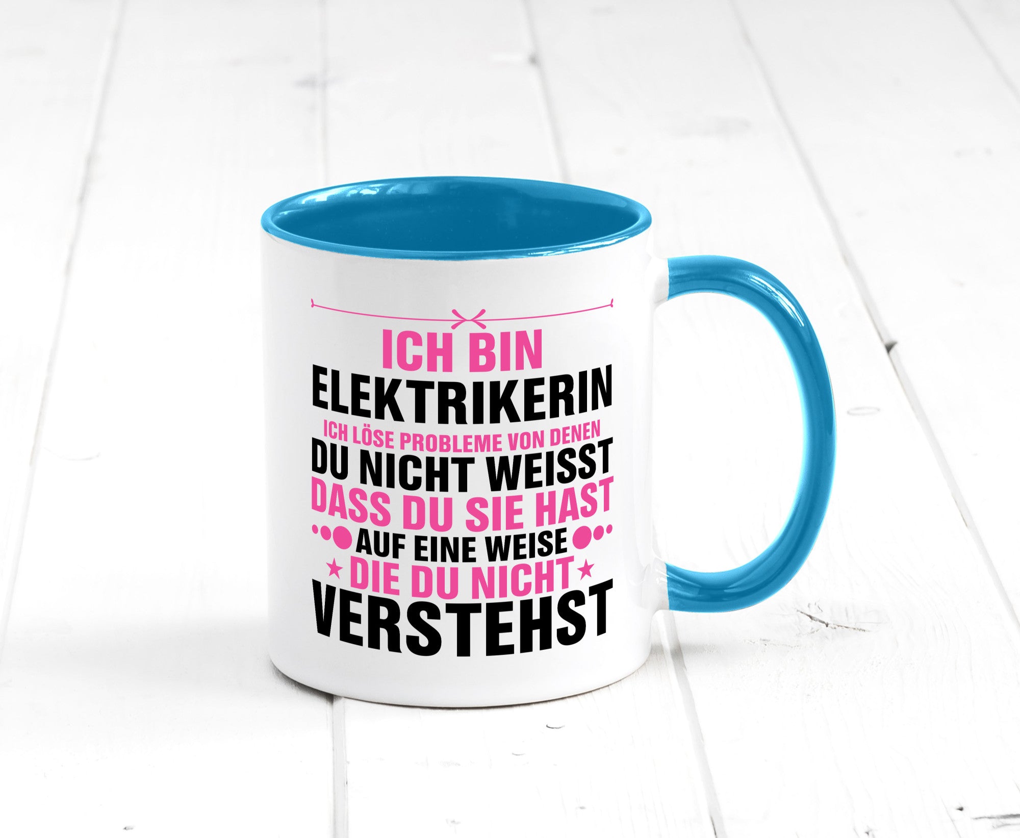 Löse Probleme: Elektrikerin | Elektronikerin Elektrik v2 Geschenkidee Humor