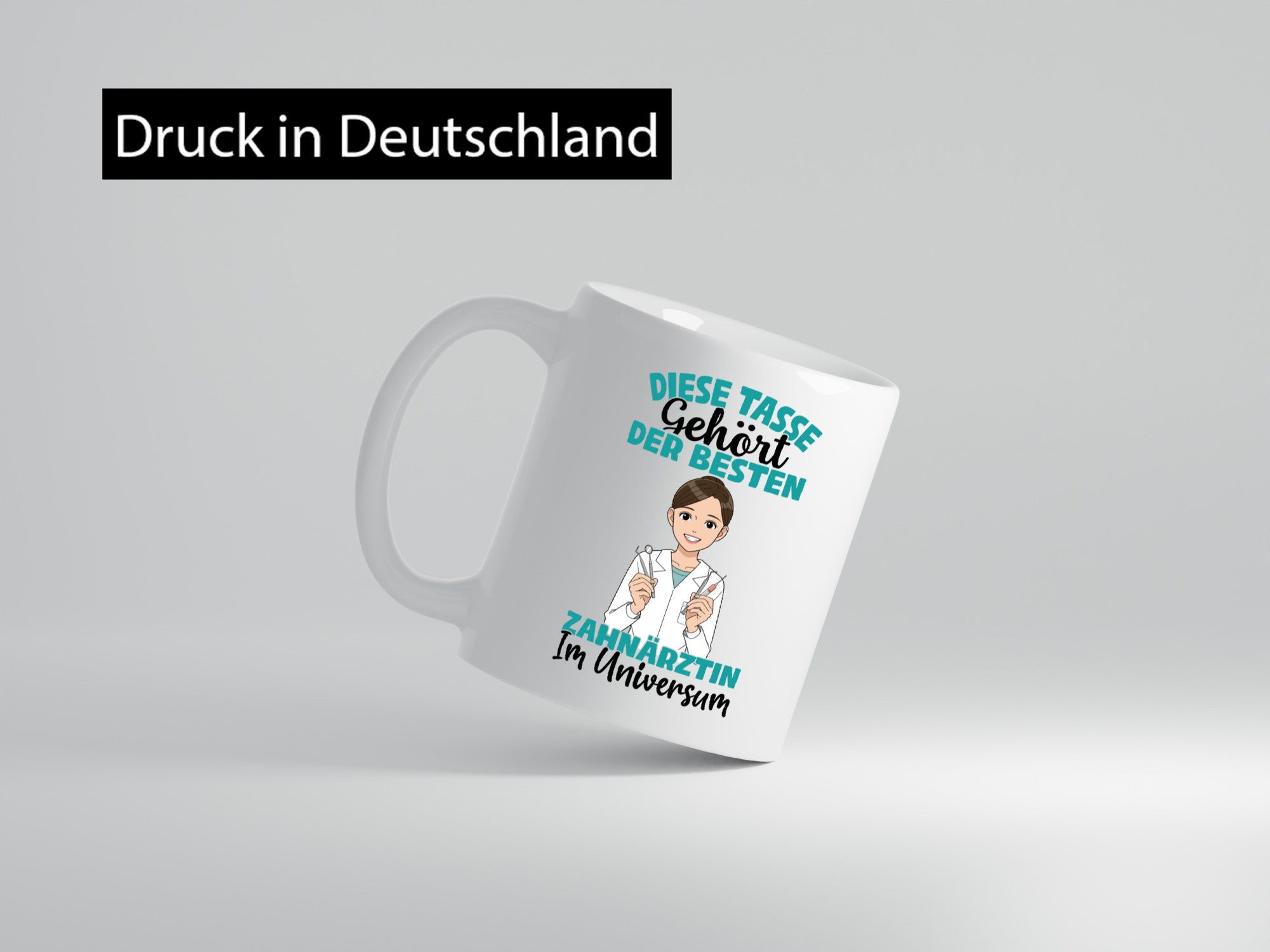 Im Universum: Zahnärztin | Zahnmedizin Beruf Geschenk Arbeit Kollegen Büro