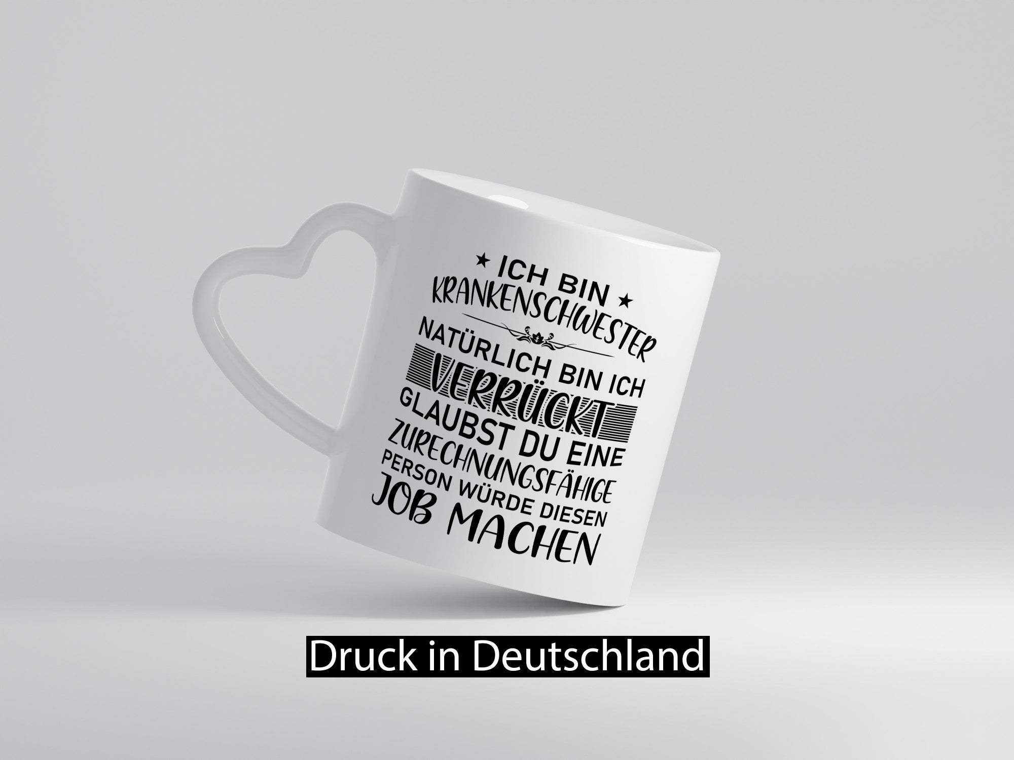 Verrückte Krankenschwester macht Job | Sternchen Geschenk Arbeit Kollegen Büro