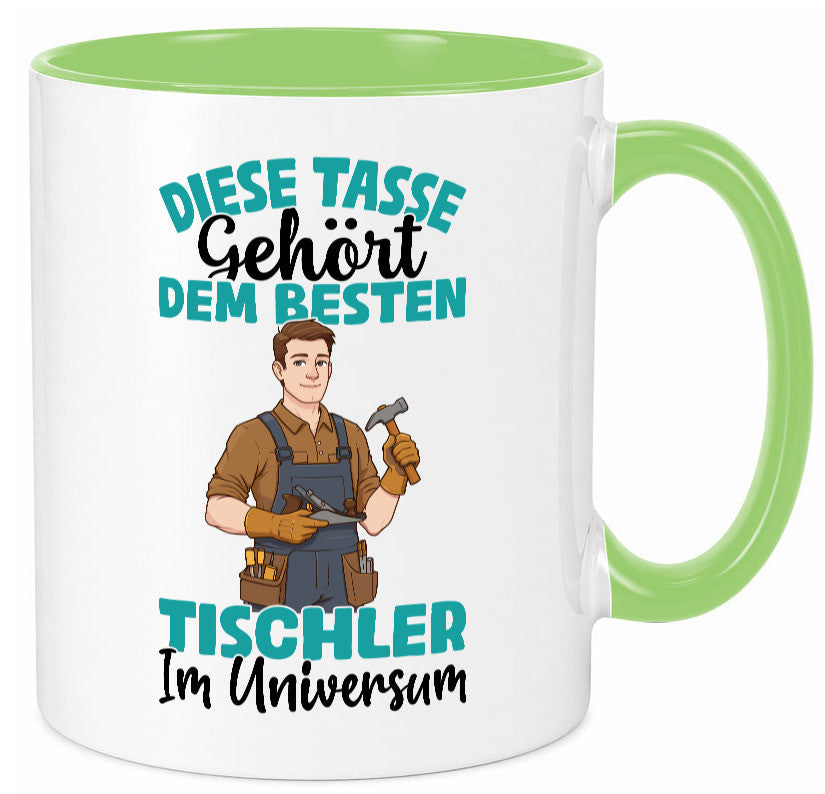 Im Universum: Tischler | Handwerk Beruf Tischlerei Geschenkidee Arbeit Kollegen Tasse