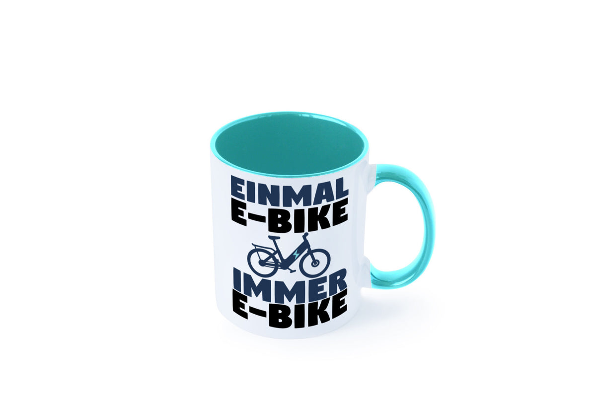E-Bike Fahrer | Radfahrer Tasse Fahrrad Elektrorad lustiger Spruch Geschenk