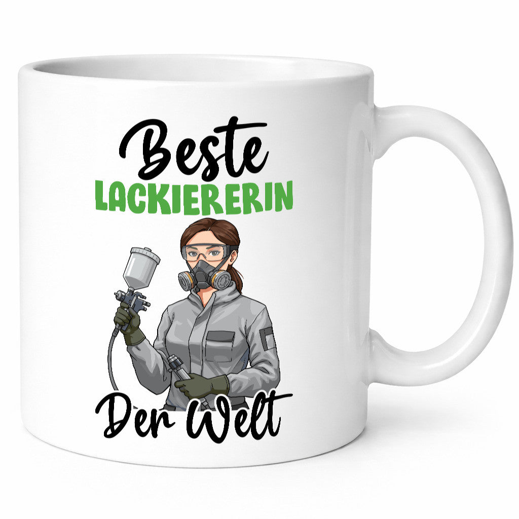 Beste Lackiererin | lackieren v2 Humor Geschenkidee Tasse